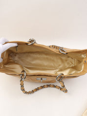 Around 2005 Made Caviar Skin 2.55 Chain Tote Bag Beige