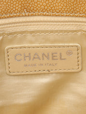 Around 2005 Made Caviar Skin 2.55 Chain Tote Bag Beige
