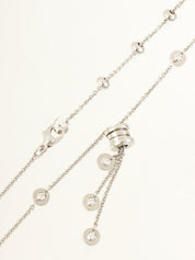 18K Diamond B.zero1 Element Necklace in Silver
