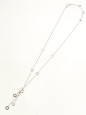 18K Diamond B.zero1 Element Necklace in Silver