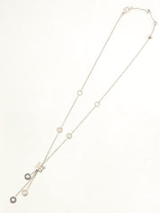18K Diamond B.zero1 Element Necklace in Silver