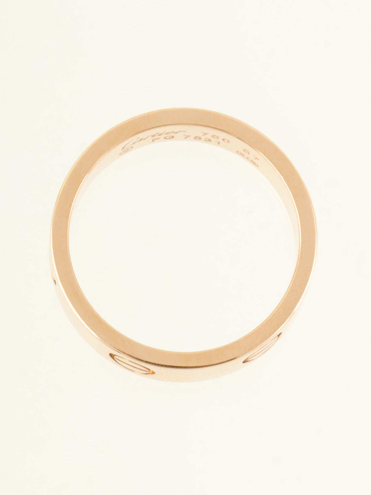 18Kラブリング ピンクゴールド