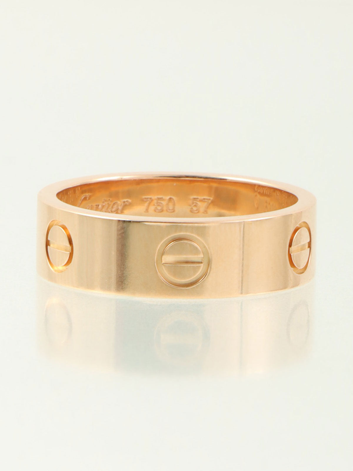 18Kラブリング ピンクゴールド