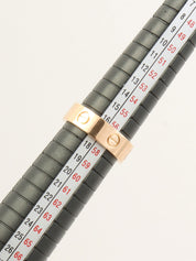 18Kラブリング ピンクゴールド