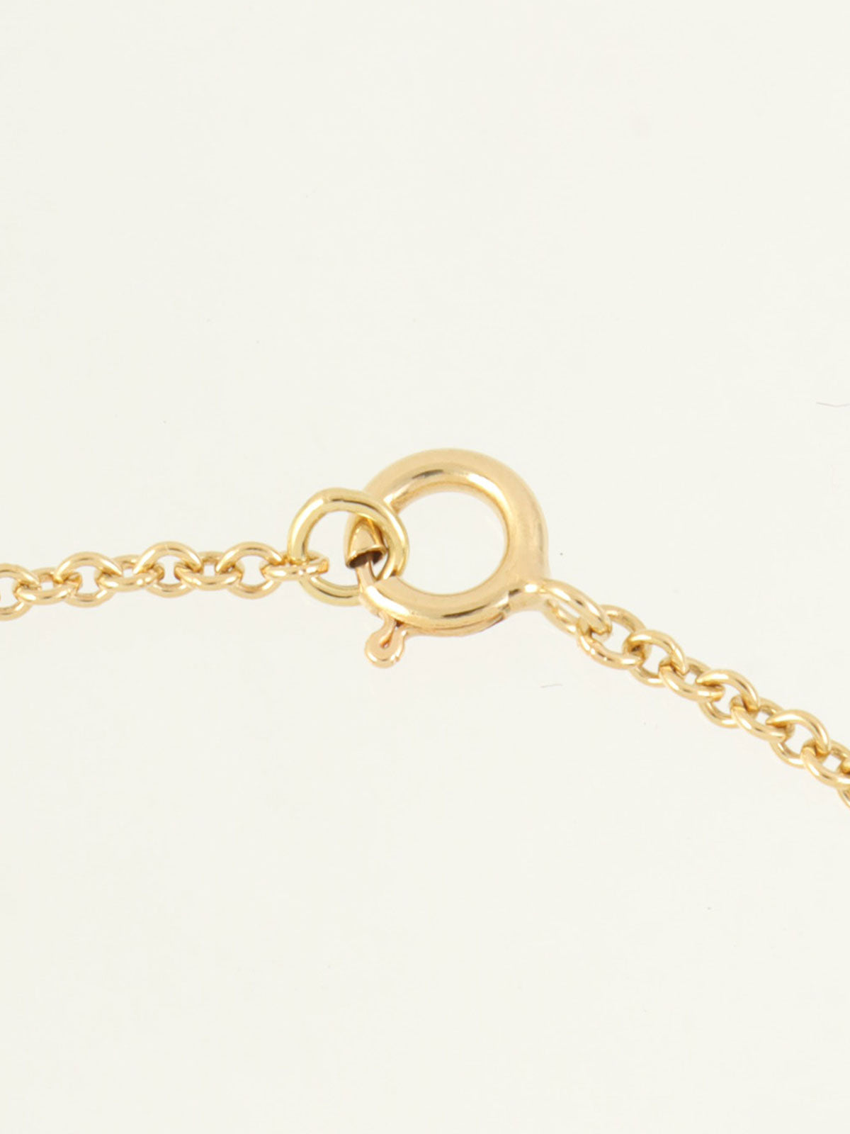 18K金镂空心形手链