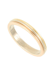 18K Vendome Ring #53 Yellow Gold/Pink Gold/White Gold