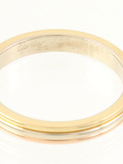 18K 旺多姆戒指，可选黄金/玫瑰金/白金