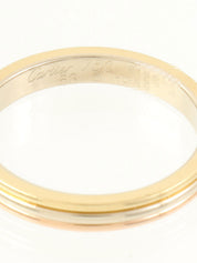 18K Vendome Ring #53 Yellow Gold/Pink Gold/White Gold