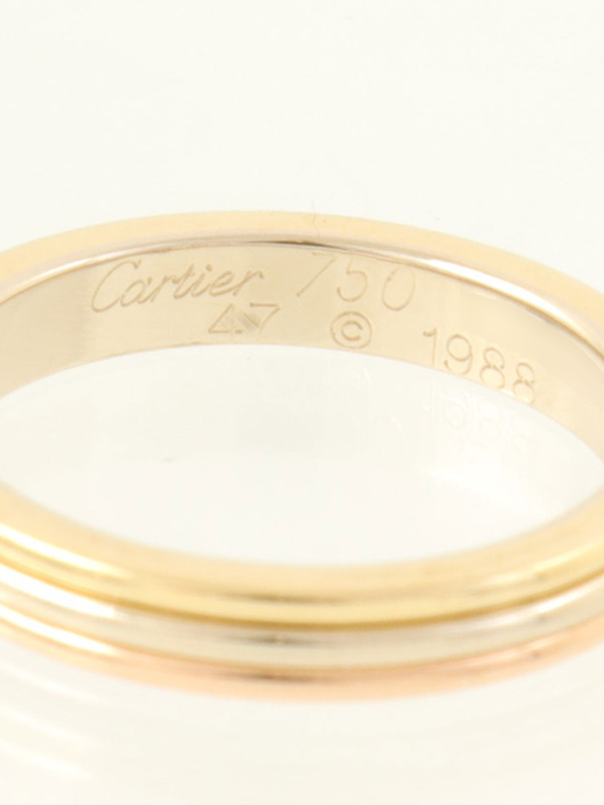 18Kヴァンドームリング イエローゴールド/ピンクゴールド/ホワイトゴールド