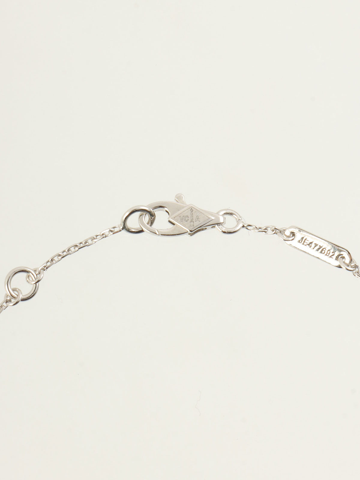 18Kダイヤモンドスウィートアルハンブラブレスレット シルバー