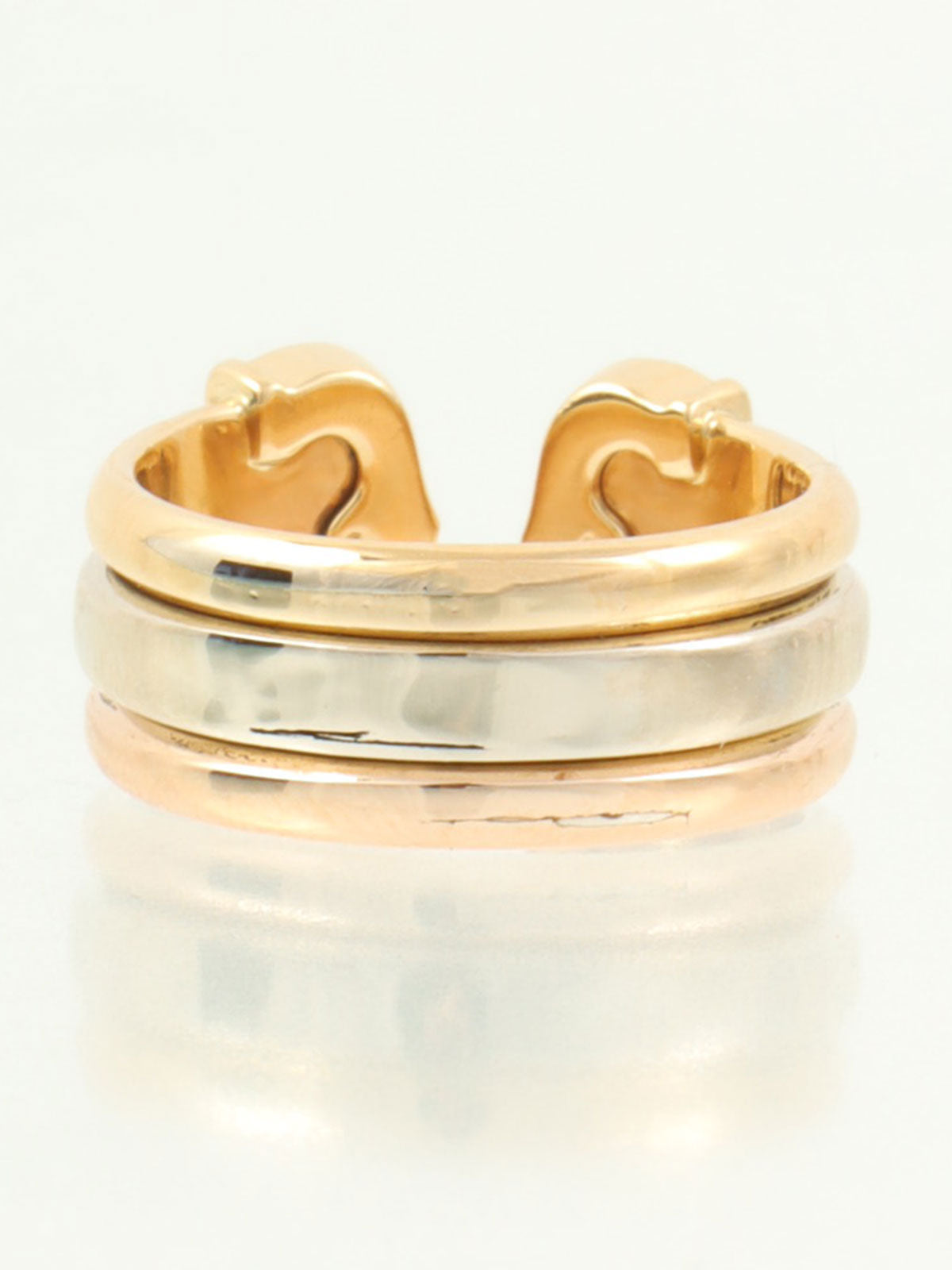 18K2C Ring Yellow Gold/Pink Gold/White Gold