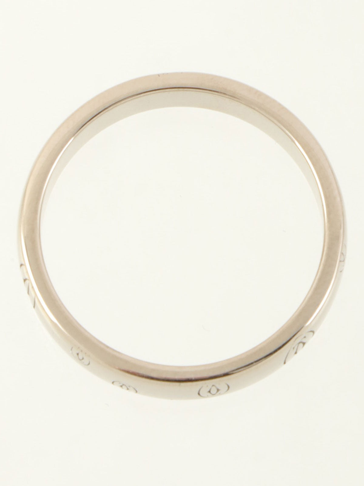 18K Happy Birthday Ring in White Gold