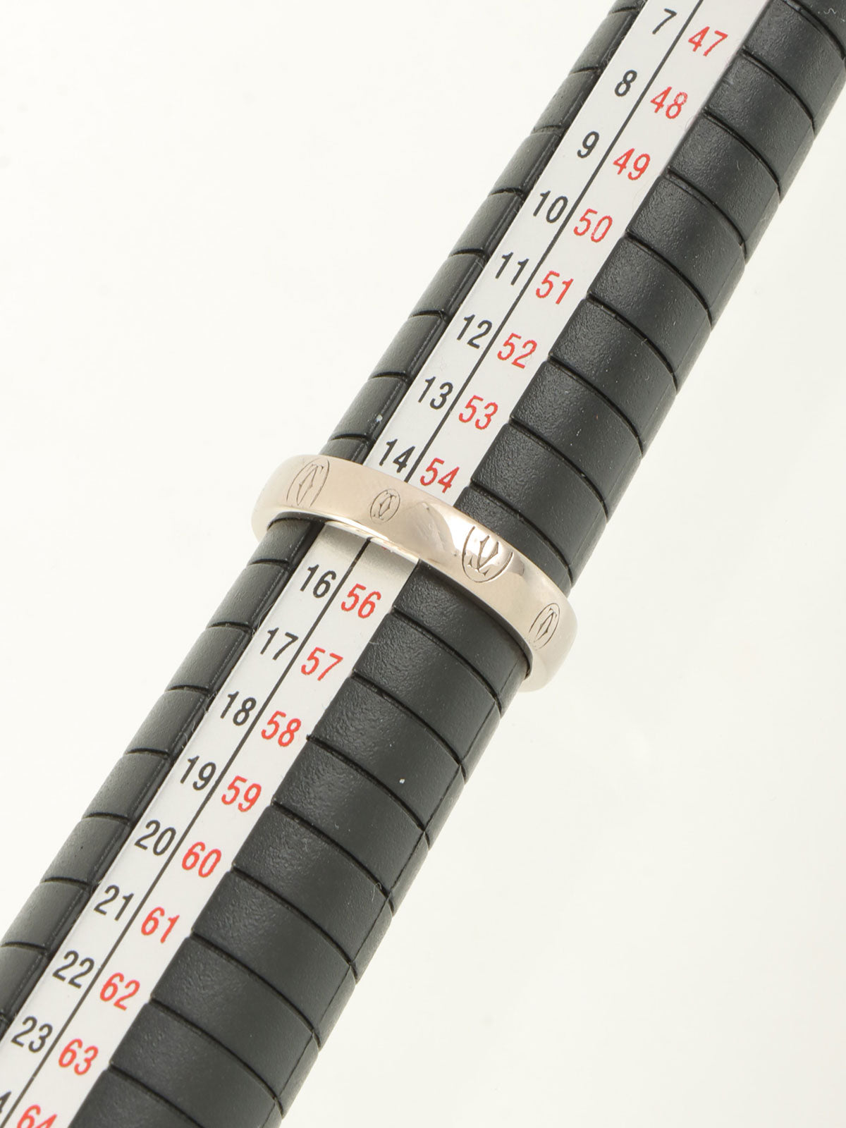 18K Happy Birthday Ring in White Gold