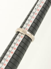 18K Happy Birthday Ring in White Gold