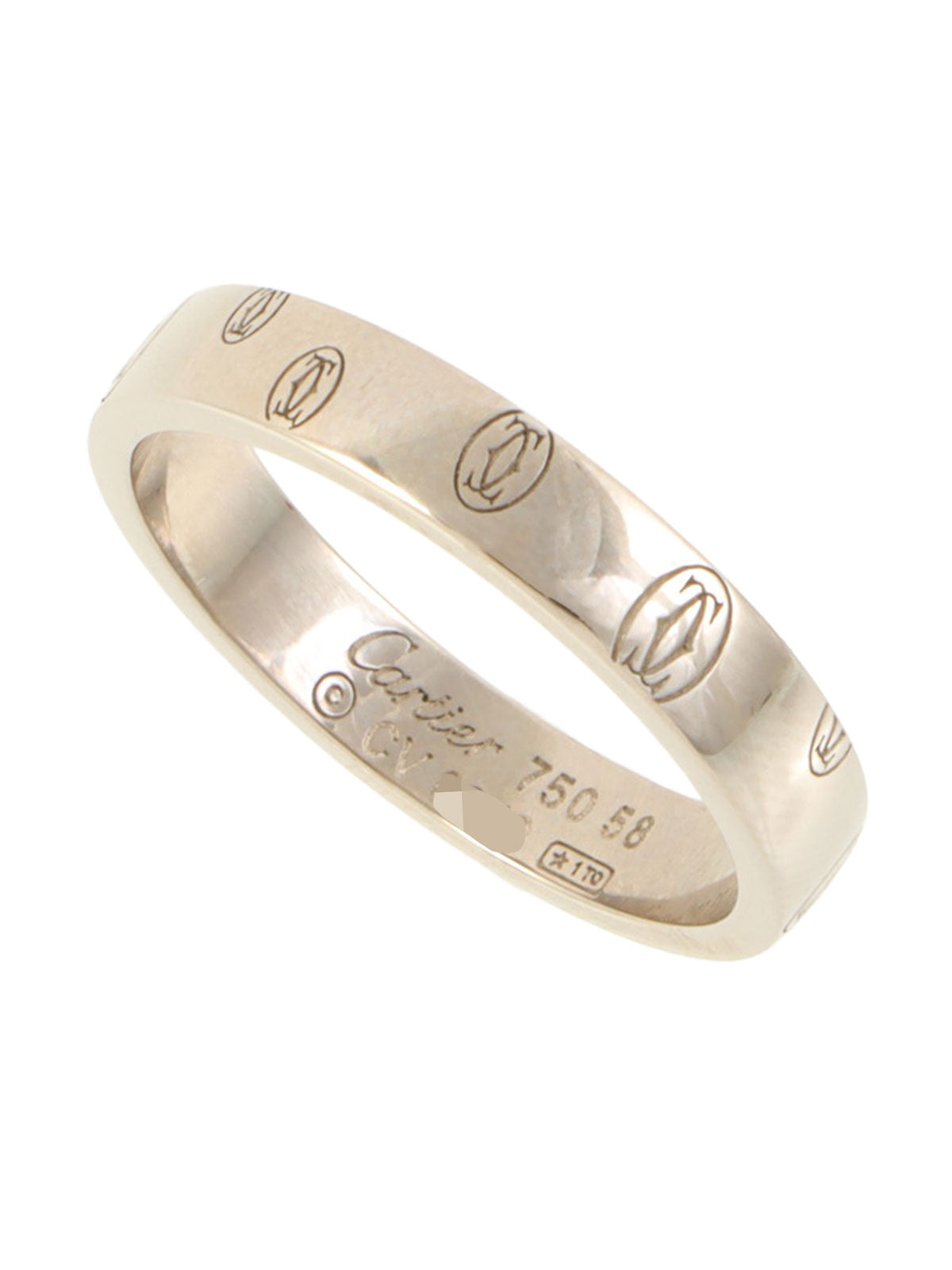 18Kハッピーバースデーリング ホワイトゴールド