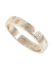 18Kハッピーバースデーリング ホワイトゴールド