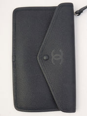 2016年頃製 パンチングキャビアスキントートバッグ ブルーグリーン