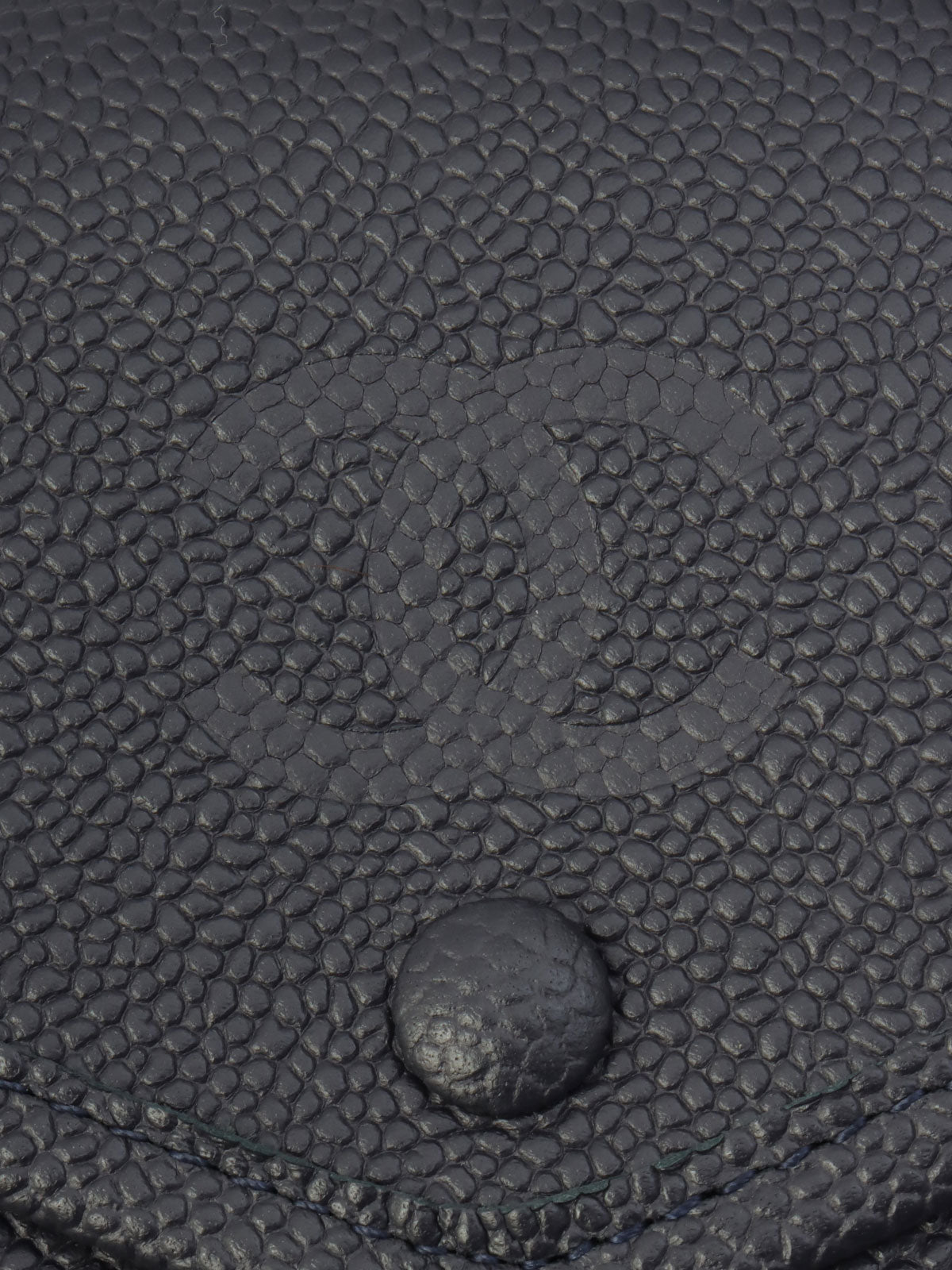 2016年頃製 パンチングキャビアスキントートバッグ ブルーグリーン