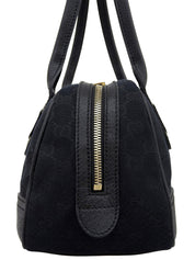 黑色帆布 GG 图案公主波士顿包