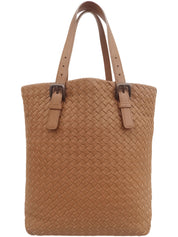 イントレチャートトートバッグ ブラウン