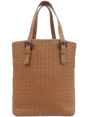 イントレチャートトートバッグ ブラウン