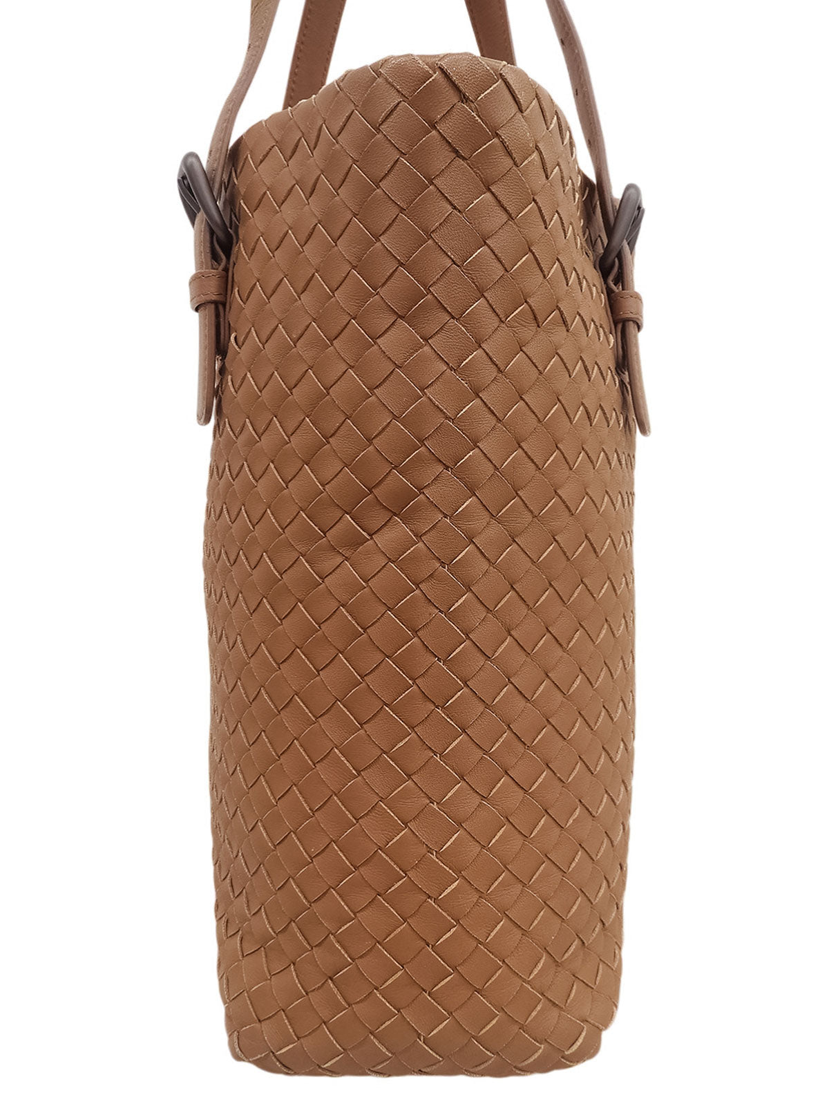 イントレチャートトートバッグ ブラウン