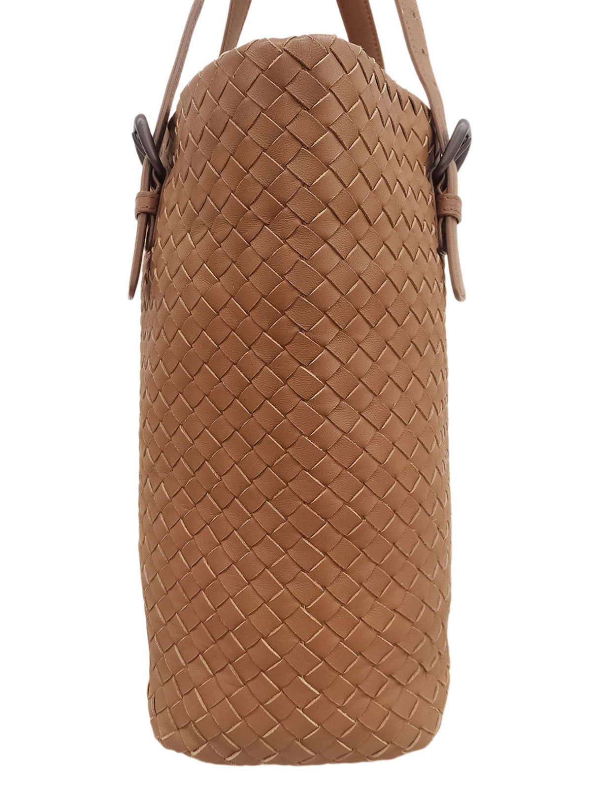 イントレチャートトートバッグ ブラウン