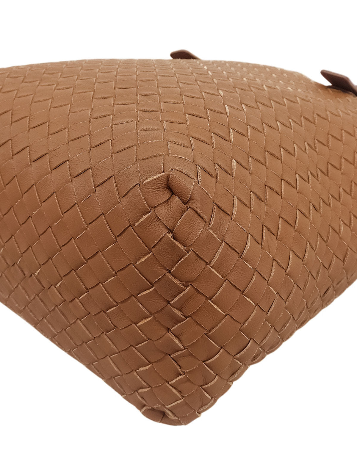 イントレチャートトートバッグ ブラウン