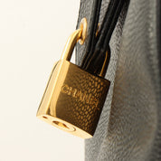 CC Mark Stitch 2-Way Boston Bag, Black, Made Circa 1995