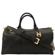 CC Mark Stitch 2-Way Boston Bag, Black, Made Circa 1995