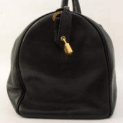 CC Mark Stitch 2-Way Boston Bag, Black, Made Circa 1995