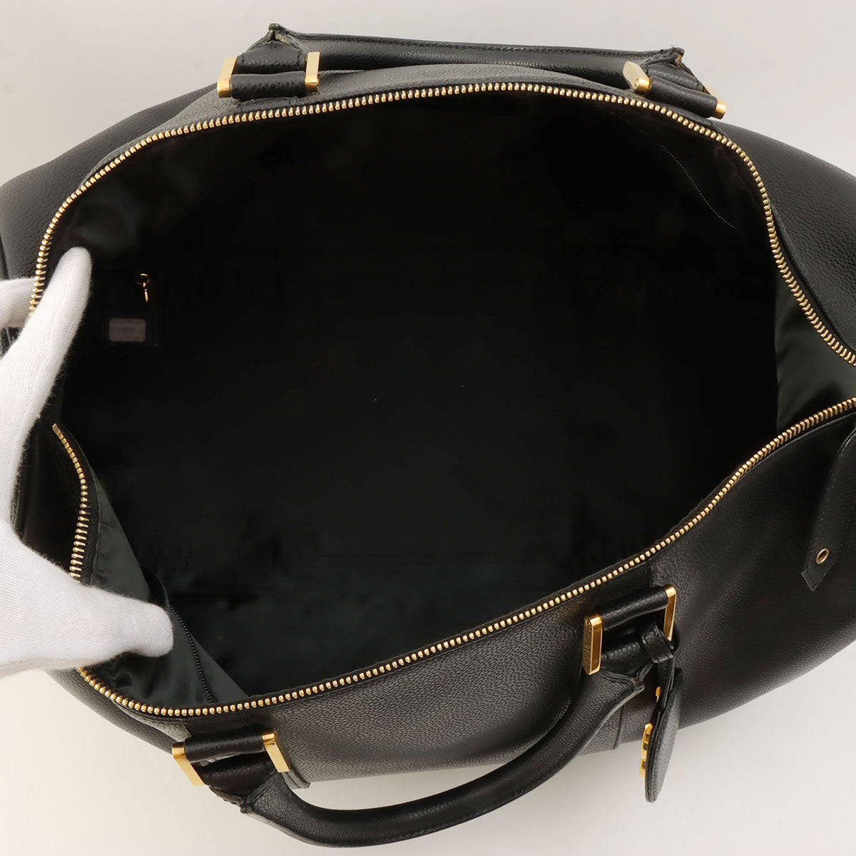 CC Mark Stitch 2-Way Boston Bag, Black, Made Circa 1995