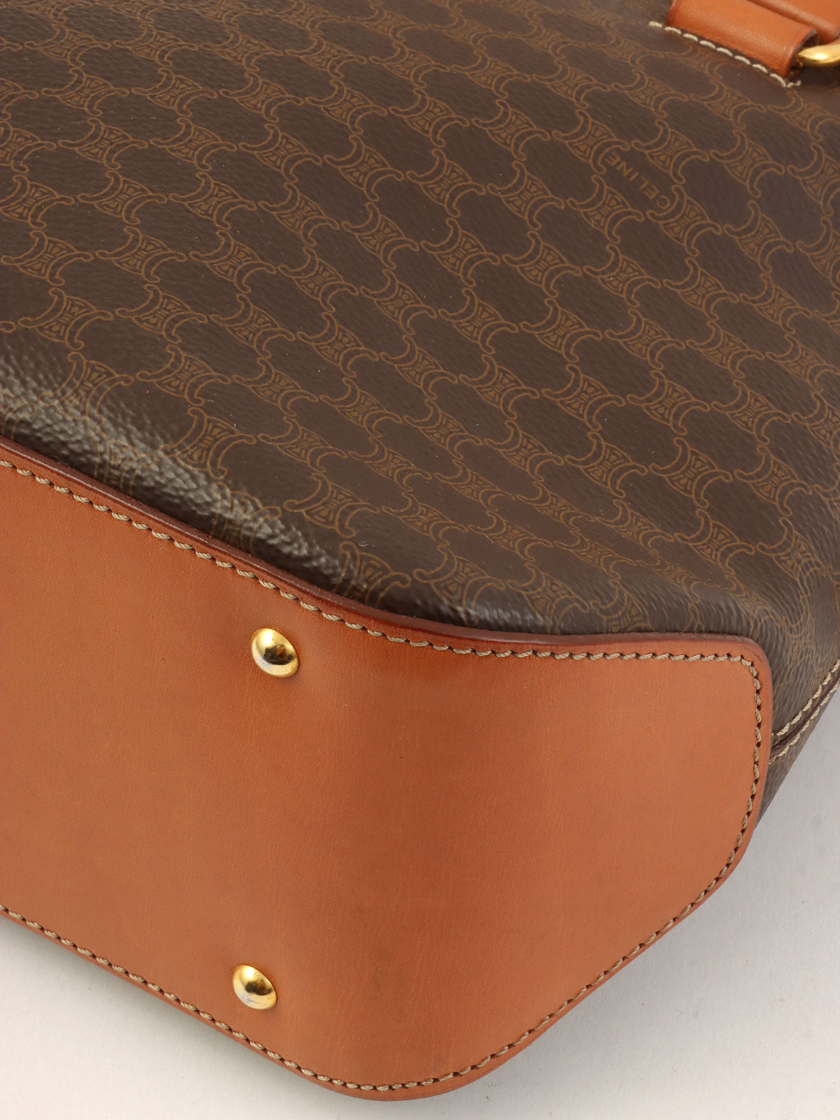 マカダムパターン2wayトートバッグ ブラウン