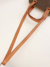 マカダムパターン2wayトートバッグ ブラウン