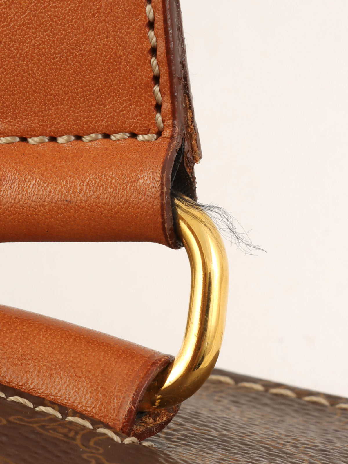 マカダムパターン2wayトートバッグ ブラウン