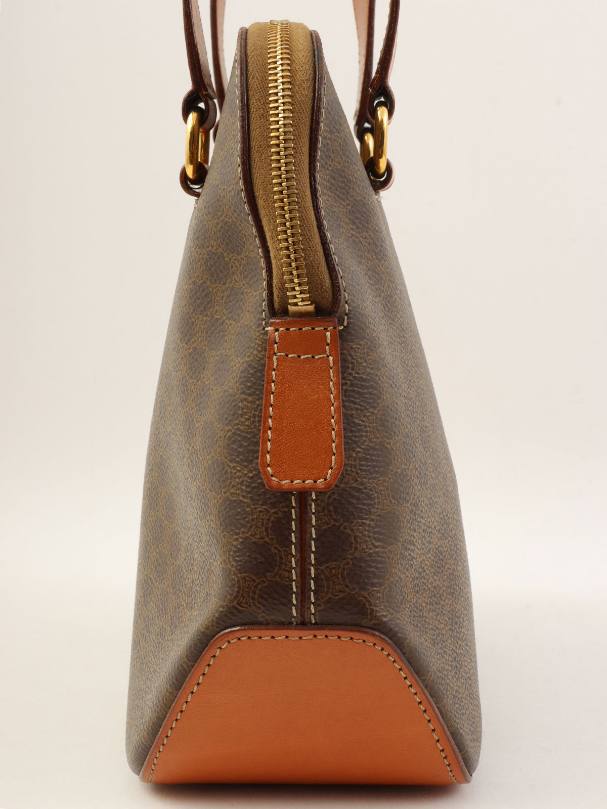 マカダムパターン2wayトートバッグ ブラウン