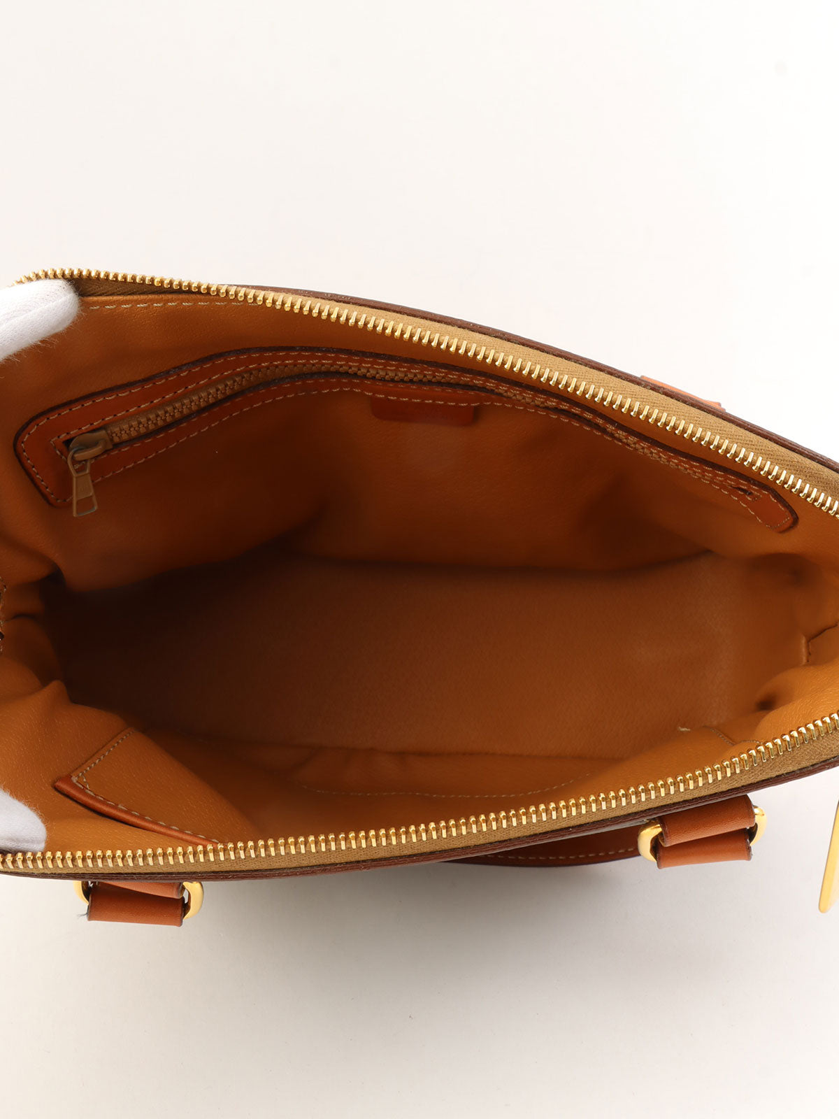 棕色碎石图案两用手提包