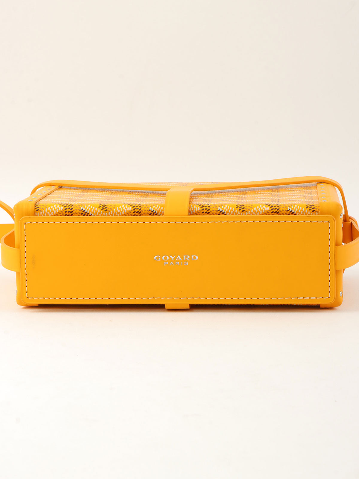 トランクショルダーバッグ イエロー/マルチ