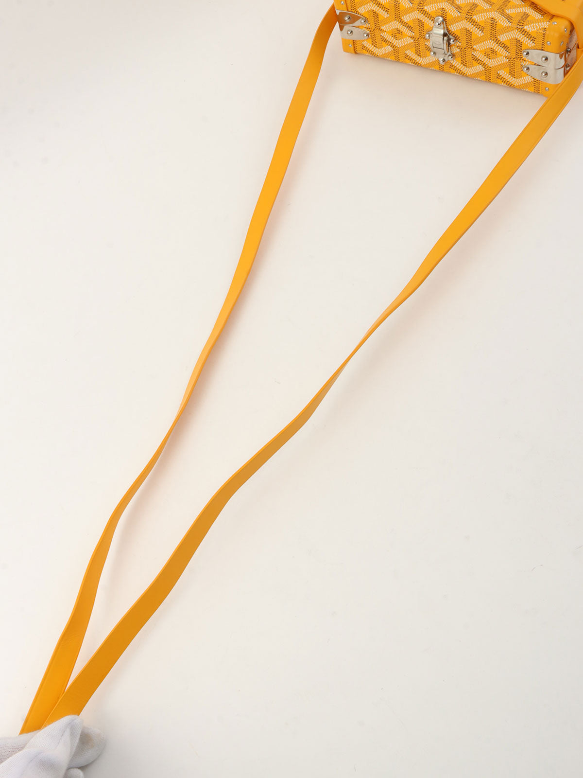 トランクショルダーバッグ イエロー/マルチ