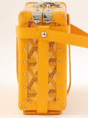 トランクショルダーバッグ イエロー/マルチ