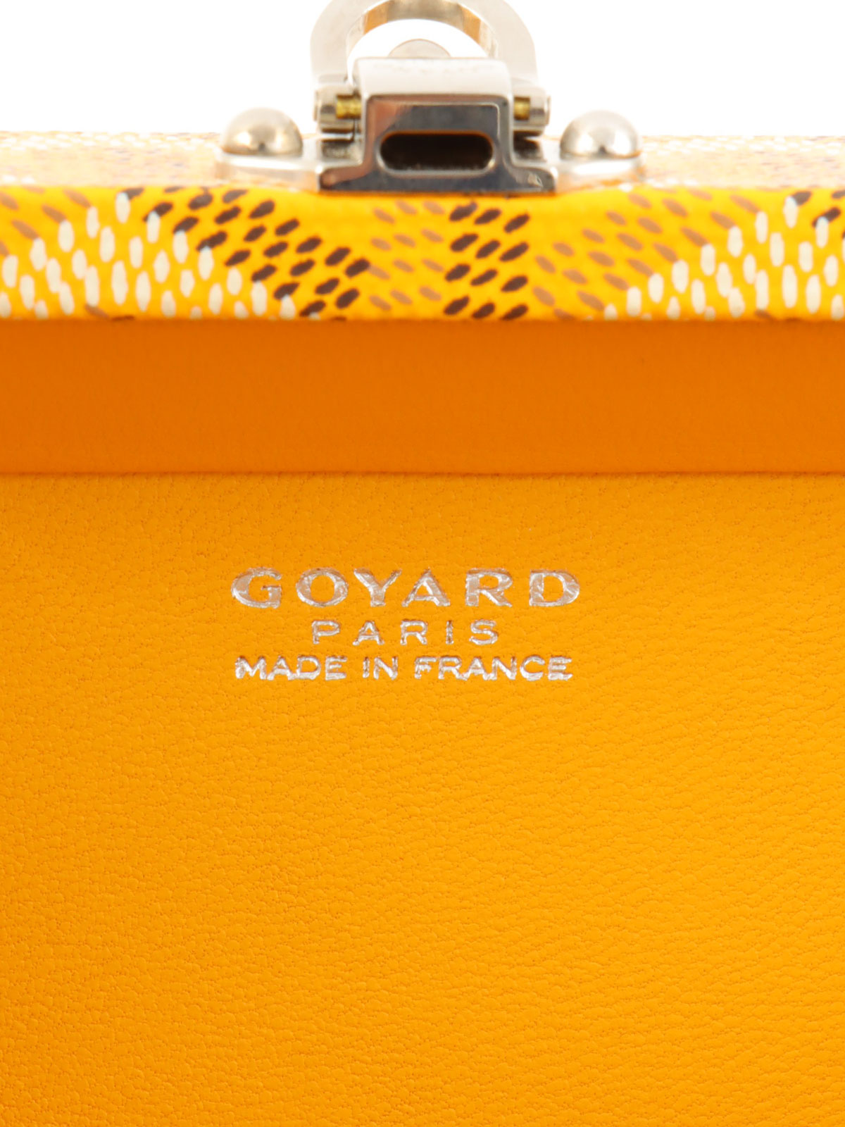 トランクショルダーバッグ イエロー/マルチ