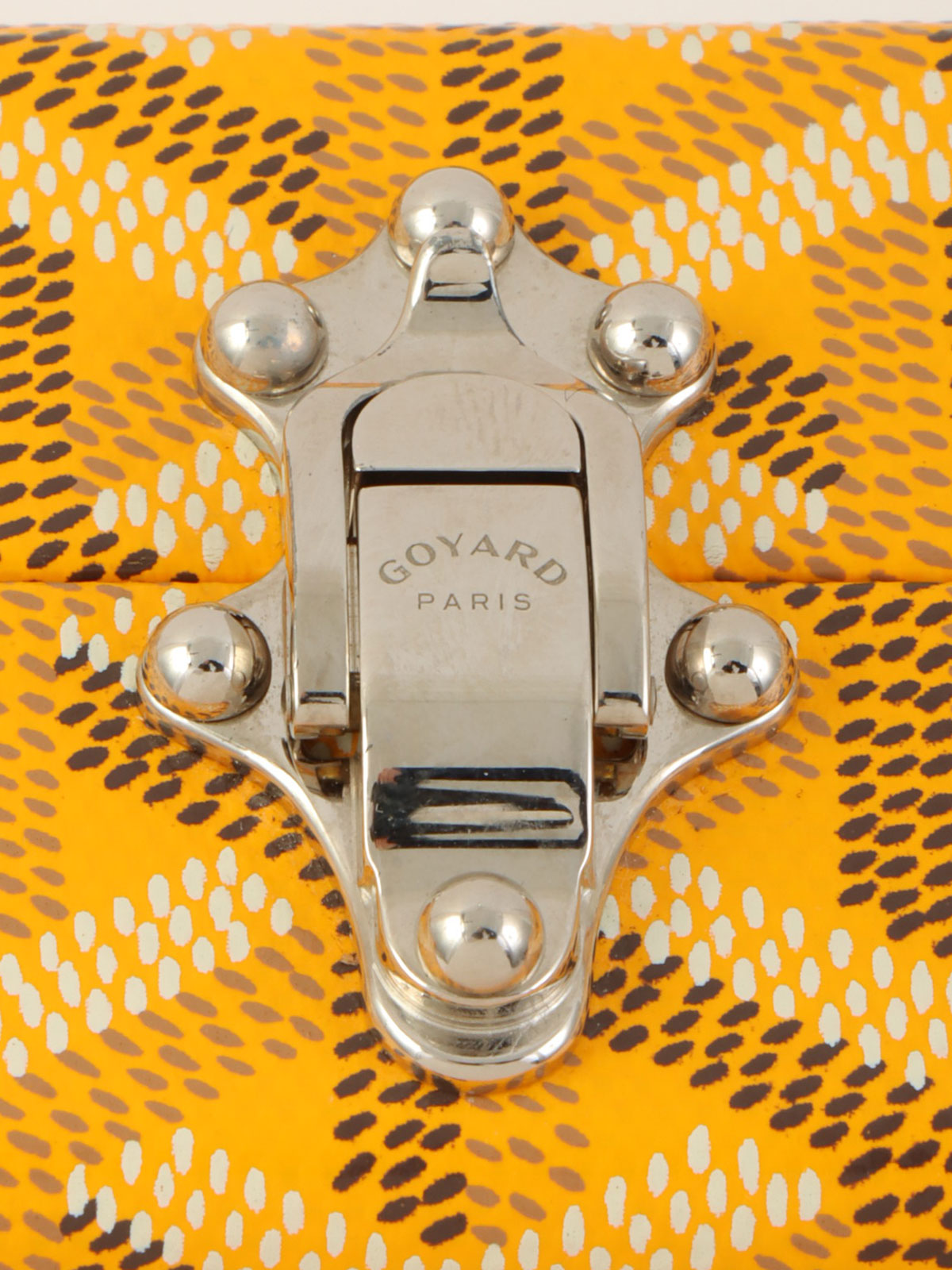 トランクショルダーバッグ イエロー/マルチ