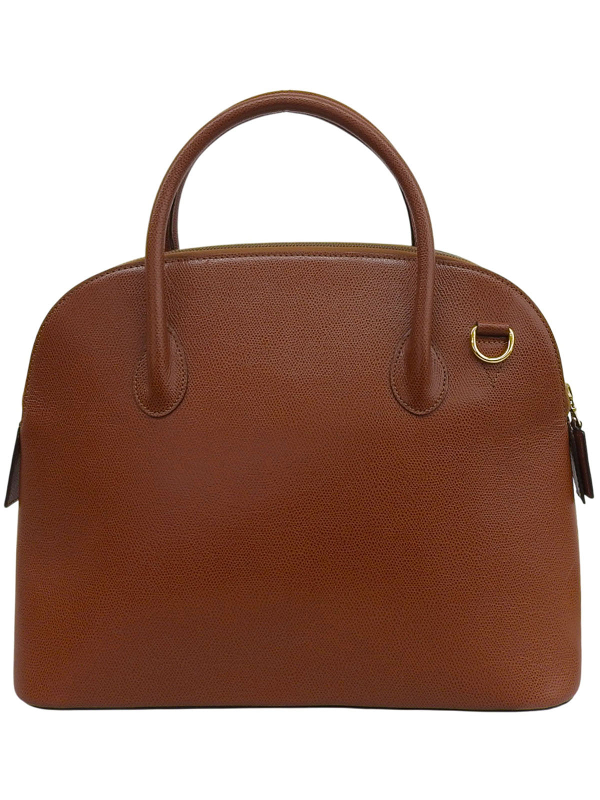 ロゴチャーム2wayバッグ ブラウン