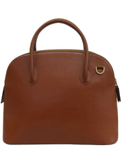 ロゴチャーム2wayバッグ ブラウン