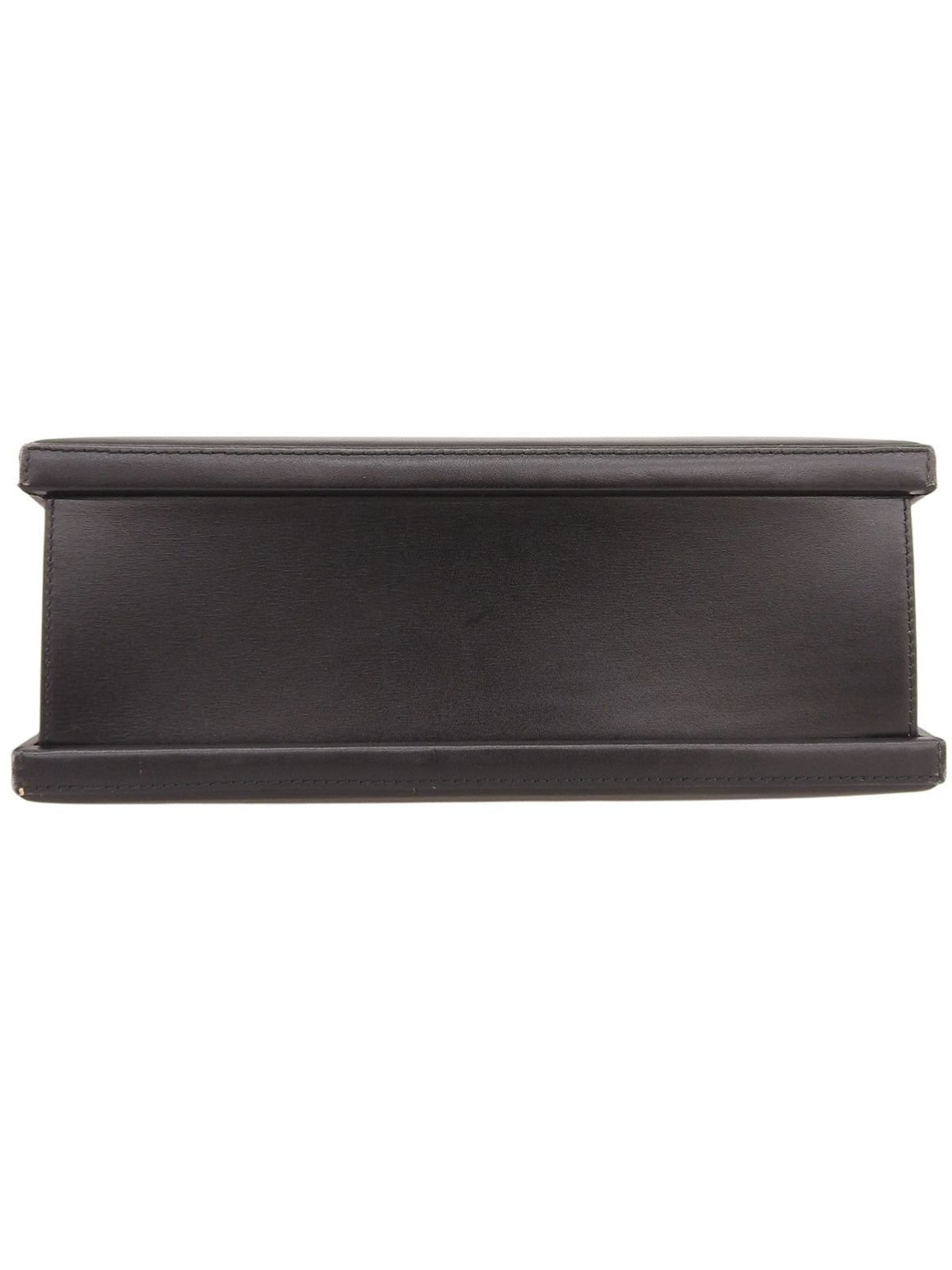 ラインストーンアナグラムプレートハンドバッグ ブラック