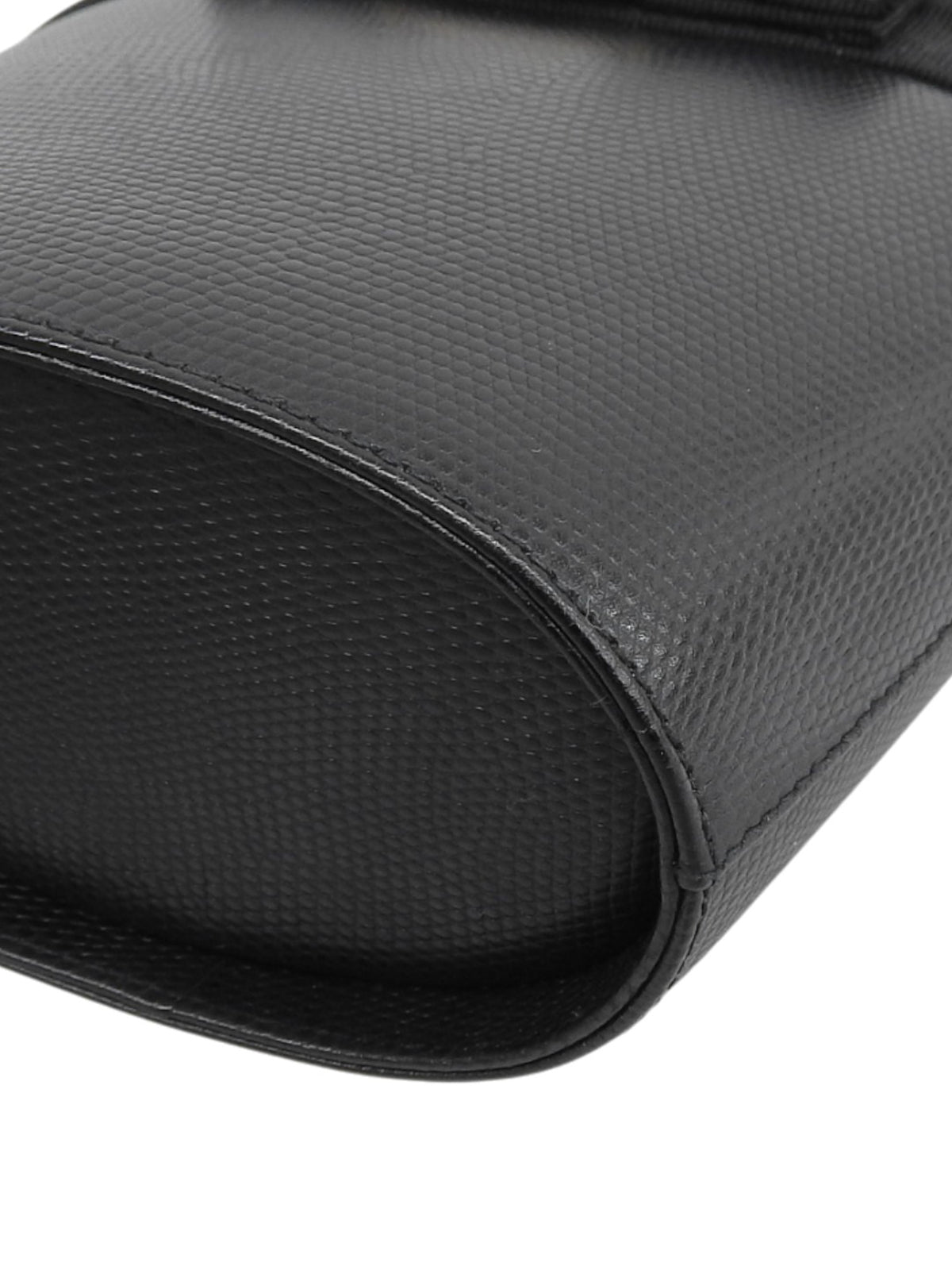 リザードヴァラリボンハンドバッグ ブラック