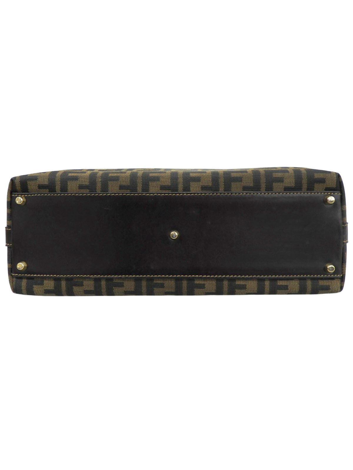 FFズッカパターン2wayハンドバッグ ブラウン