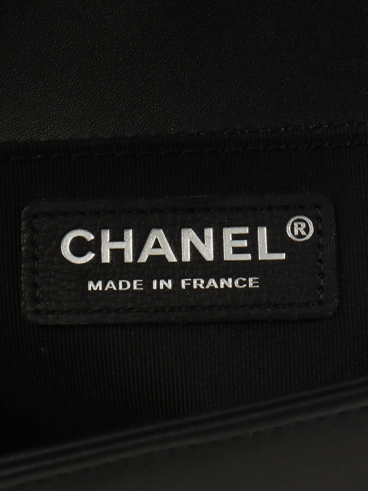 2020年頃製 スタッズラインストーンボーイシャネルチェーンショルダーバッグ ブラック