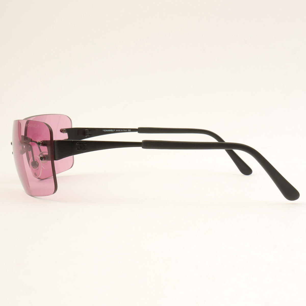 CC Mark Rimless Clear Sunglasses Purple