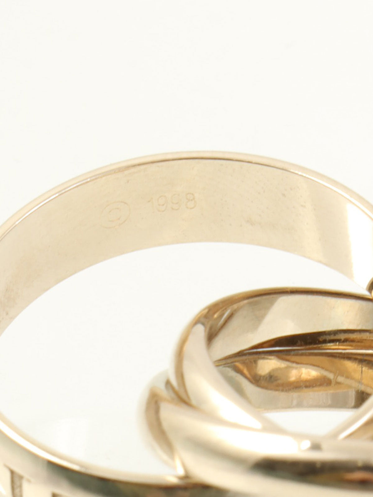 1998年製 クリスマス限定トリニティリング ホワイトゴールド